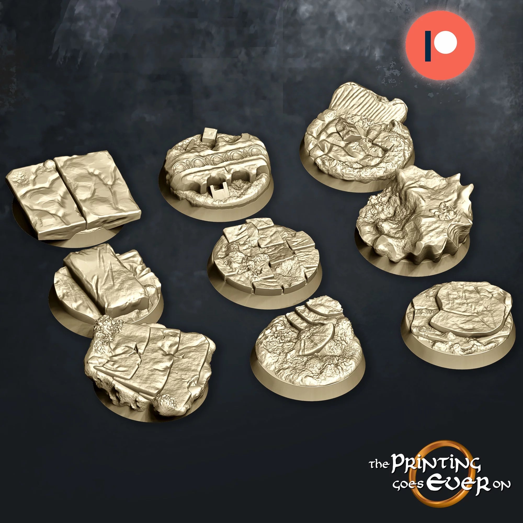 Sculpted Ruins Bases Vol 1